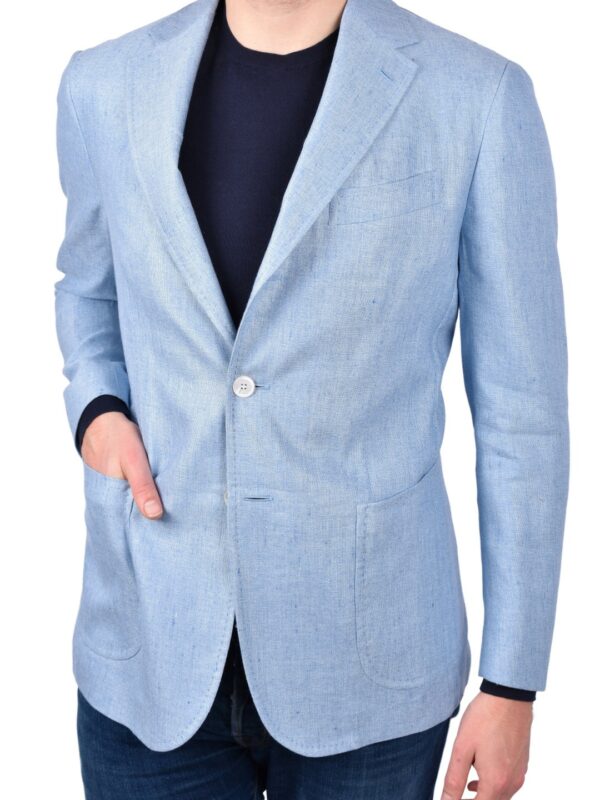 STILE LATINO silk linen blazer