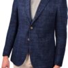 STILE LATINO silk linen cotton blazer blue