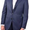 LUIGI MELLUSO wool suit blue herringbone