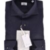 Fralbo Napoli shirt linen navy blue