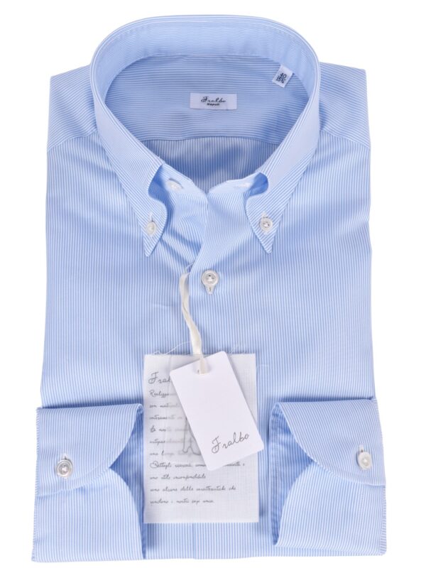 Fralbo Napoli striped shirt handmade button down
