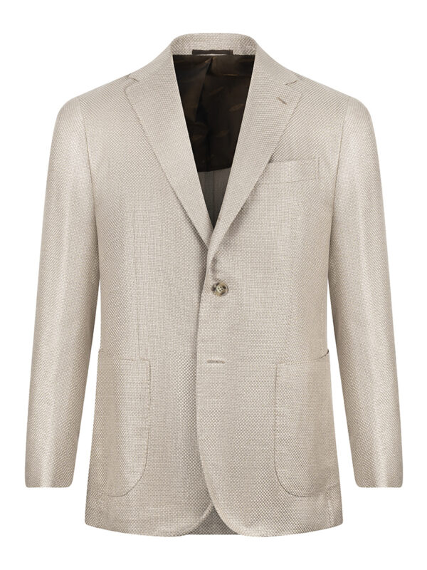 STILE LATINO silk cotton blazer