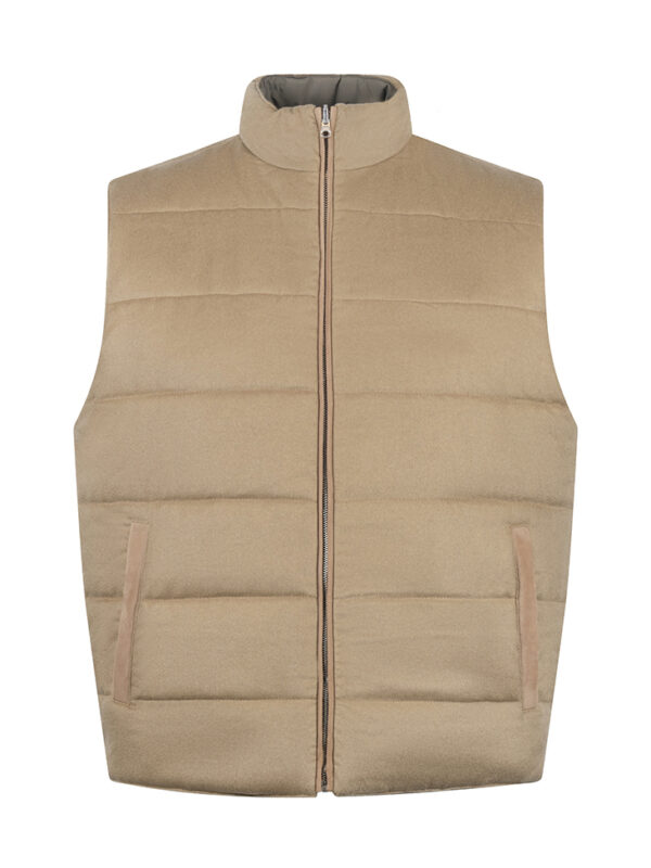 STILE LATINO reversible cashmere vest