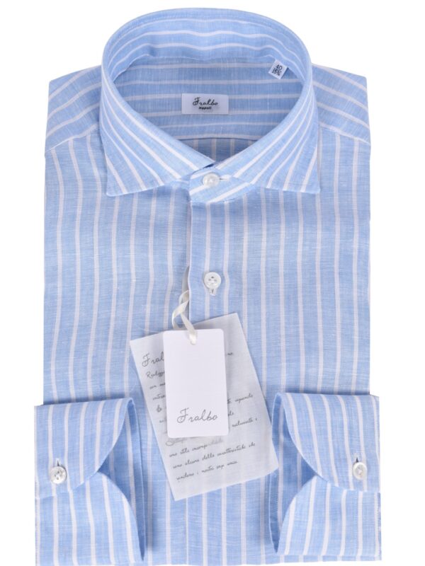 Fralbo Napoli striped linen shirt