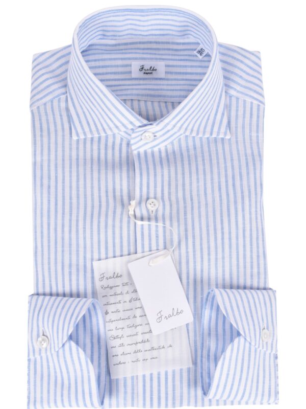 Fralbo Napoli striped linen shirt