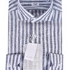 Fralbo Napoli striped linen shirt handmade in Napels