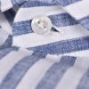 Fralbo Napoli striped linen shirt handmade new collection