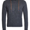STILE LATINO HOODIE gray cashmere wool