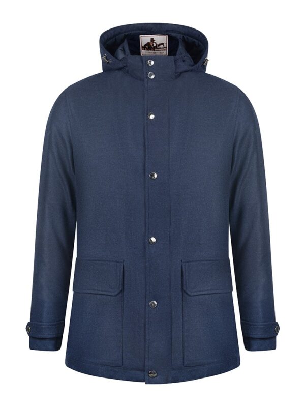 Luciano Barbera parka wool