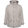 Luciano Barbera parka wool beige