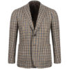 Stile Latino check blazer wool cashmere