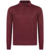 Stile Latino wool sweater burgundy polo