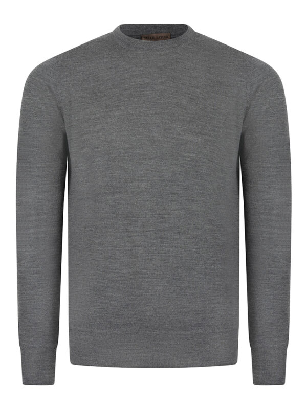 Stile Latino wool sweater light gray