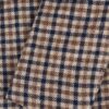 Stile Latino check blazer wool cashmere handmade