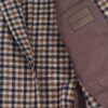 Stile Latino check blazer wool cashmere made in Italy