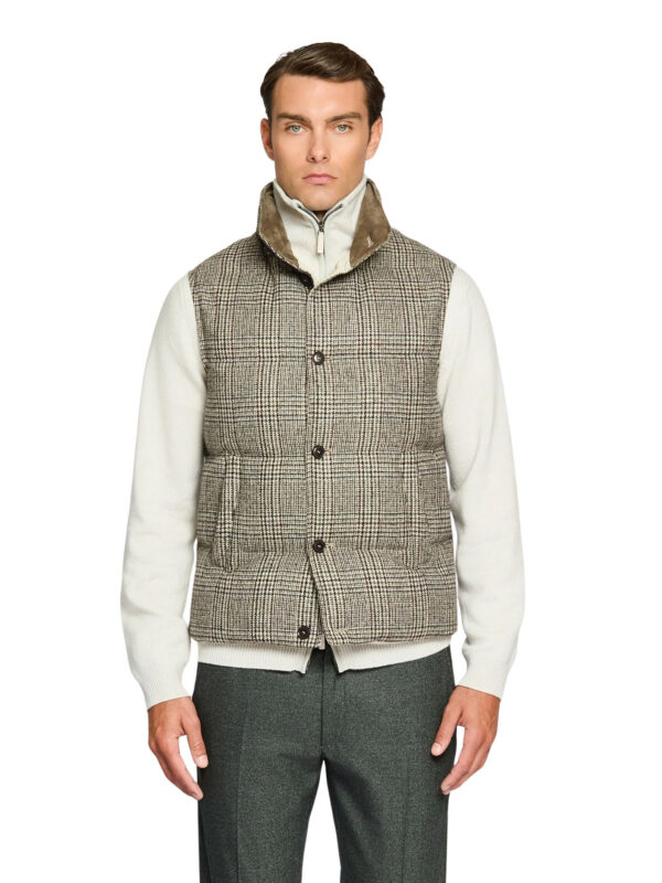 Luciano Barbera down filled vest