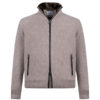 Stile Latino cashmere bomber jacket fur lined