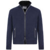 Stile Latino cashmere bomber jacket navy fur lined
