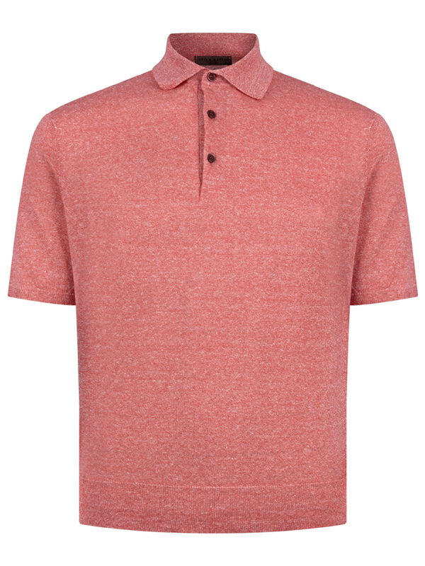 Stile Latino linen cotton polo t-shirt
