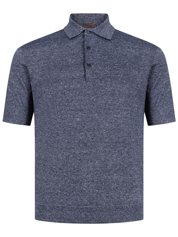 Stile Latino linen cotton polo t-shirt