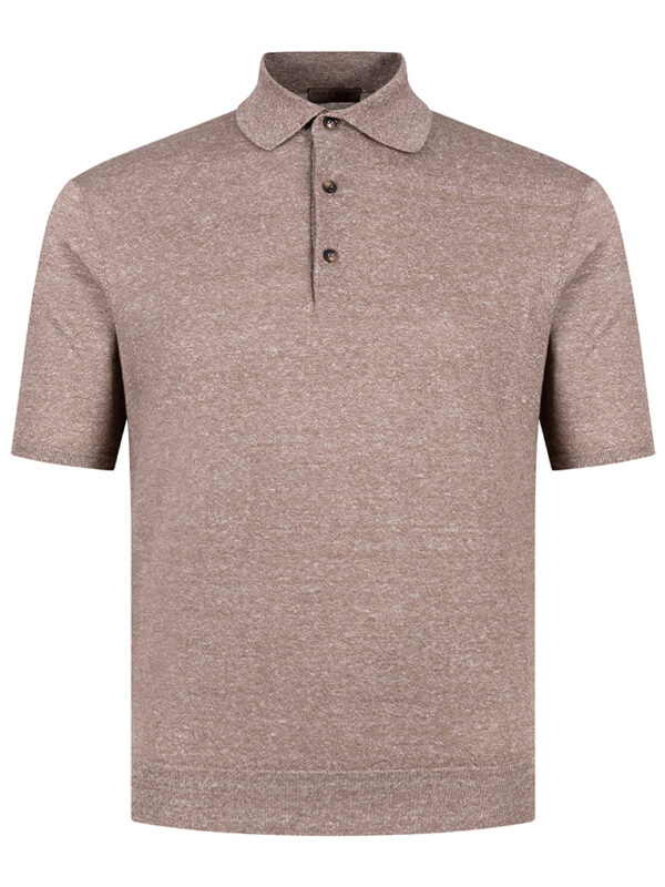 Stile Latino linen cotton polo t-shirt