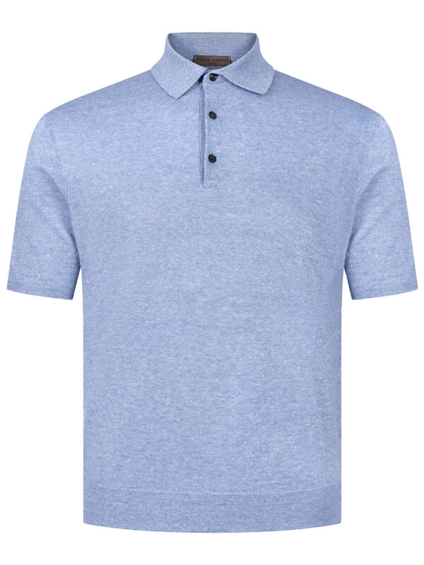 Stile Latino linen cotton polo t-shirt