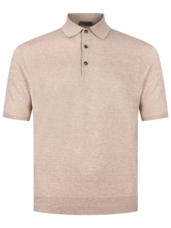 Stile Latino linen cotton polo t-shirt