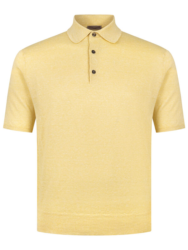 Stile Latino linen cotton polo t-shirt