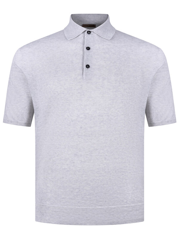 Stile Latino linen cotton polo t-shirt