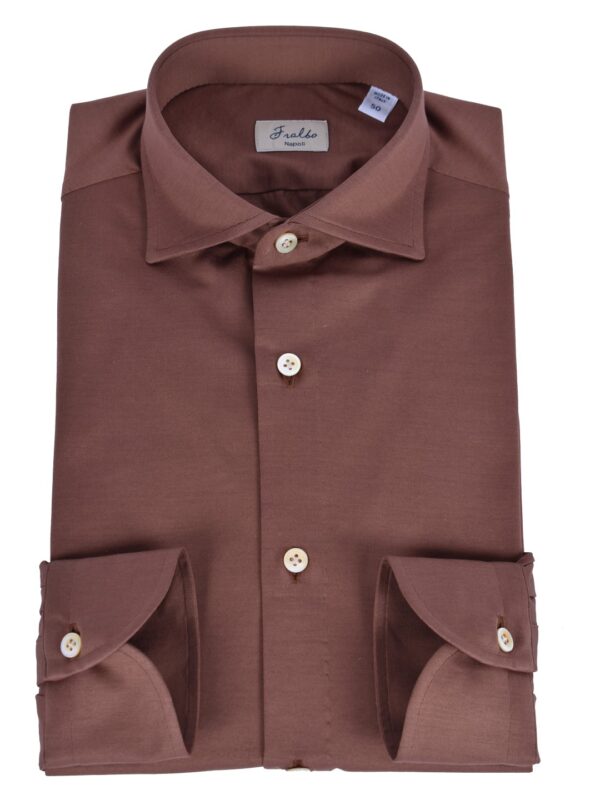 Fralbo Napoli jersey shirt brown handmade