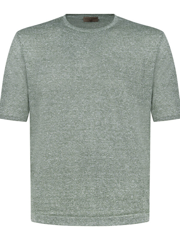 Stile Latino t-shirt linen cotton green spring summer