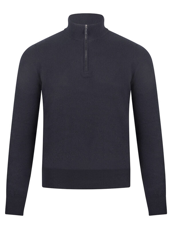 Stile Latino cashmere half zip sweater