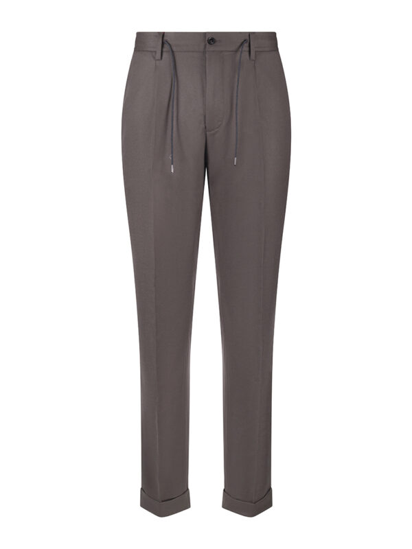 LUCIANO BARBERA wool trousers