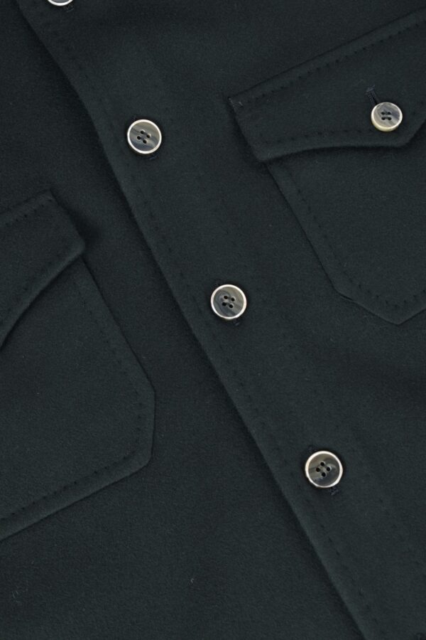 STILE LATINO kansas over shirt green wool cashmere new collection STILE LATINO kansas over shirt green wool cashmere