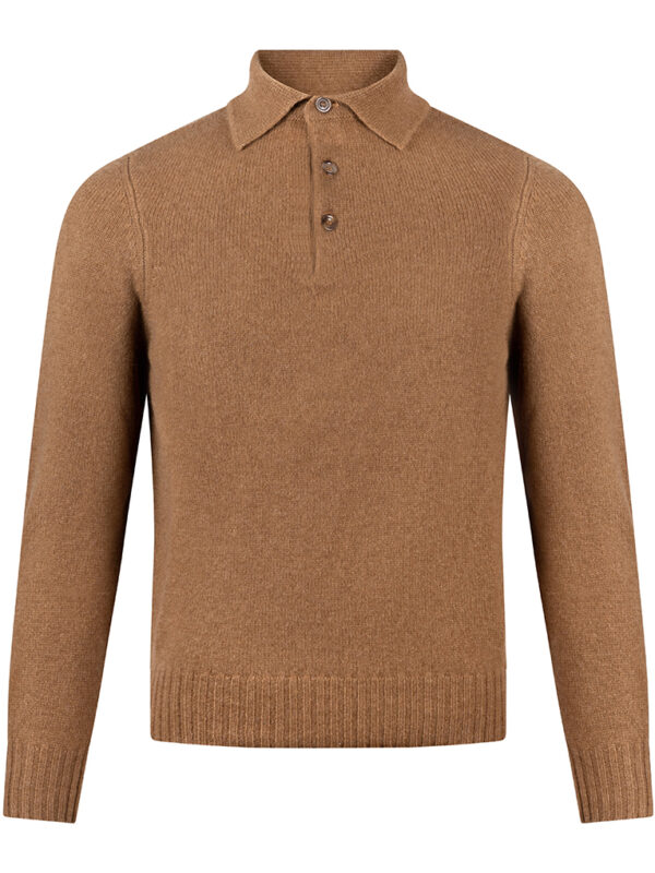 STILE LATINO cashmere sweater loro piana caramel brown