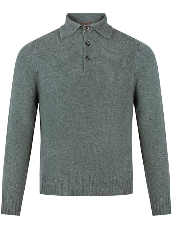 STILE LATINO cashmere sweater green loro piana