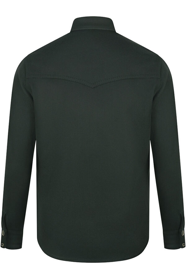 STILE LATINO kansas over shirt green wool cashmere STILE LATINO kansas over shirt green wool cashmere handmade